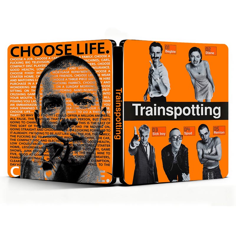 Trainspotting 1996 Choose Life Edition Steelbook | FantasyBox [Limited