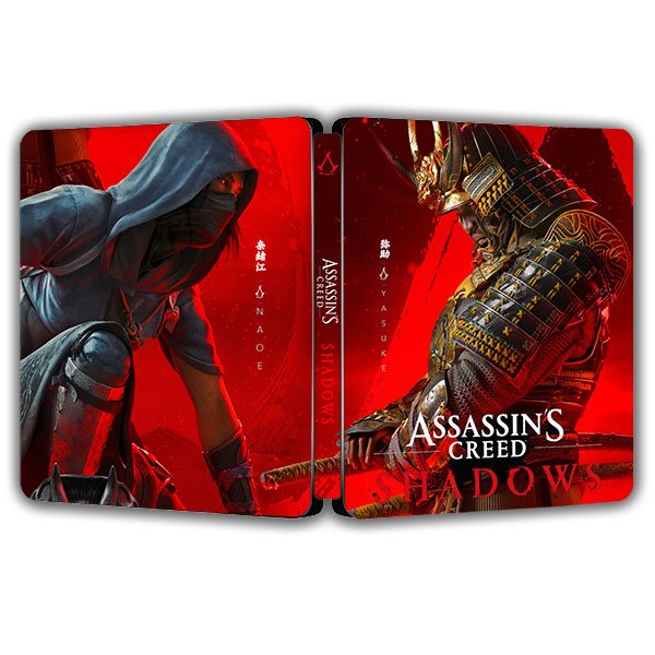 Assassin's Creed Shadows NAOE & YASUKE Edition Steelbook | INCLUDE Limited Packaging