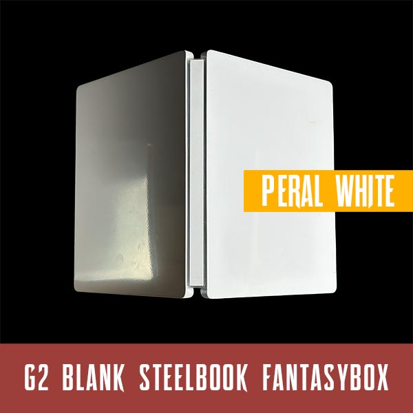Blank Steelbook - Pearl White | FantasyBox