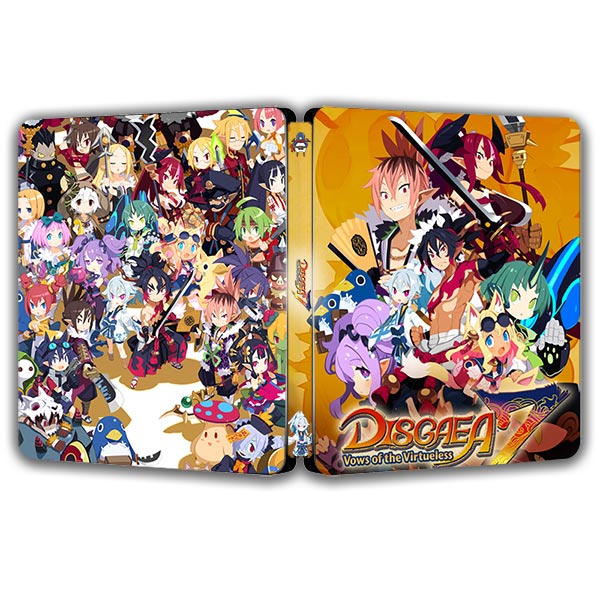 Disgaea 7 Vows of the Virtueless Steelbook FOR PS4/PS5/PS2/PSP/PC/SWITCH | FantasyBox