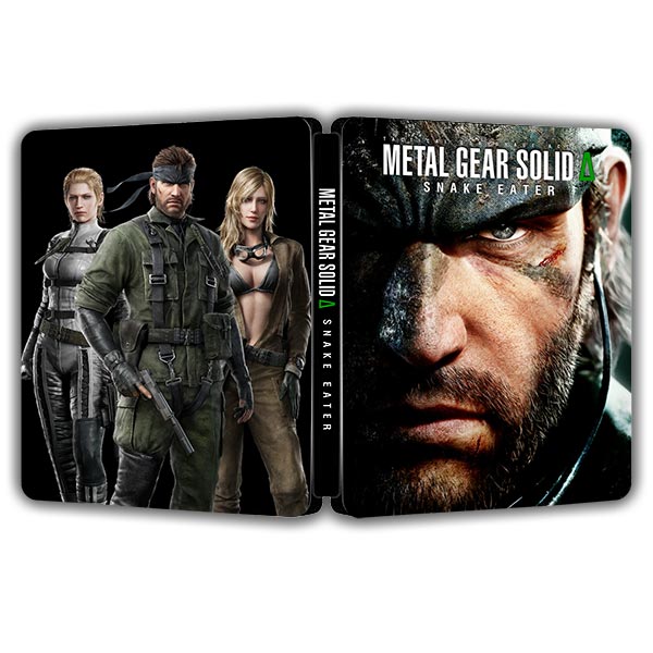 METAL GEAR SOLID SNAKE EATER MGS BLACK Edition Steelbook | FantasyBox