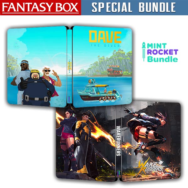 Dave The Diver & Wakerunners - Mint Rocket Limited Bundle Edition Steelbook | FantasyBox [N-Released]