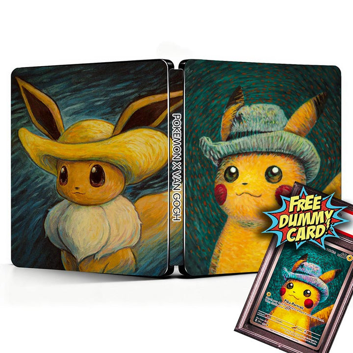 POKEMON X VAN GOGH Steelbook with PSA DUMMY CARD