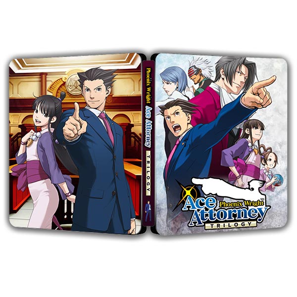 Phoenix Wright Ace Attorney Trilogy ALL Platforms Steelbook | FantasyBox