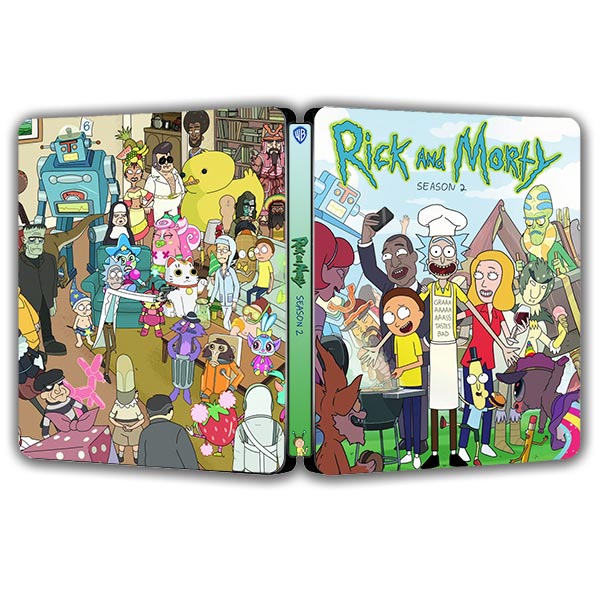 WB Rick and Morty Season 2 TVfans Steelbook | FantasyBox