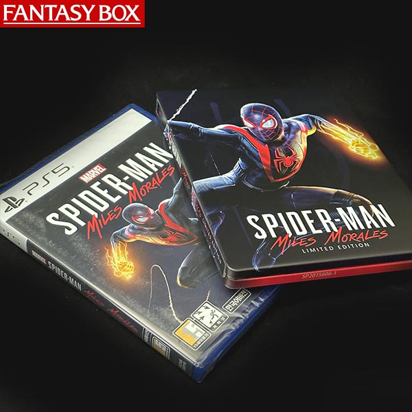 Spider-Man Miles Morales PS5 Game & Steelbook | FantasyBox