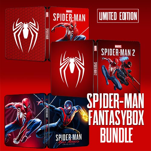 Spider-Man 1, 2 & Miles Morales Limited Bundle Edition Steelbook | FantasyBox