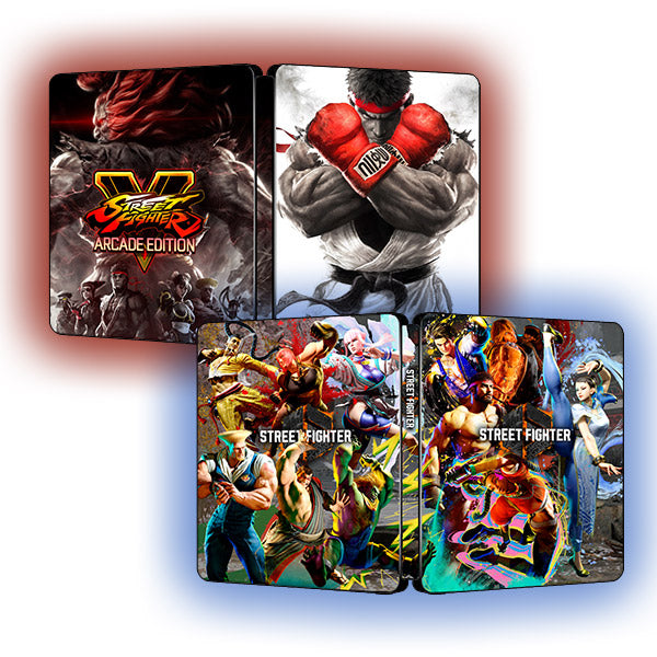 Street Fighter V & VI (SF5 + SF6) Bundle Edition Steelbook | FantasyBox