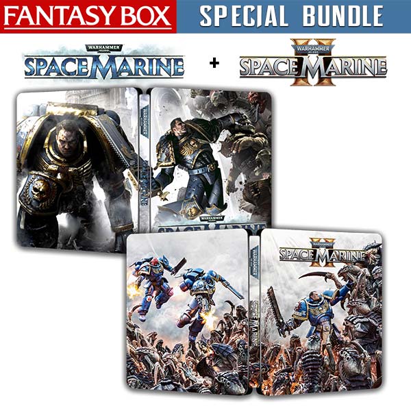 Warhammer 40K Space Marine 1+2 Special Bundle Steelbook | FantasyBox