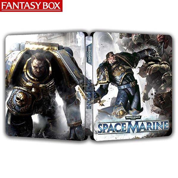 Warhammer 40K Space Marine Retro Edition Steelbook | FantasyBox
