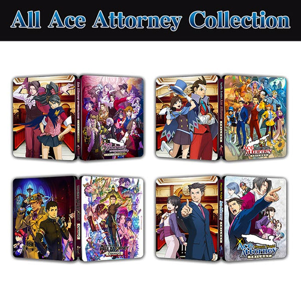 ALL Ace Attorney Collection Bundle ALL Platforms Steelbook | FantasyBox