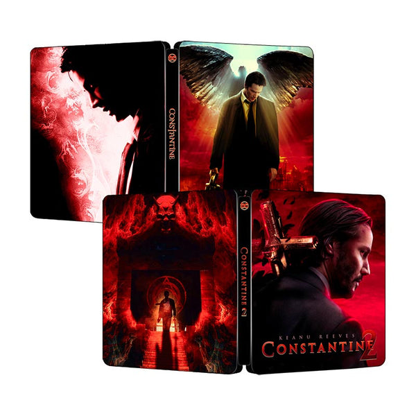 DC Constantine 1 & 2 20th Anniversary Edition Steelbook Bundle | FantasyBox [Limited]