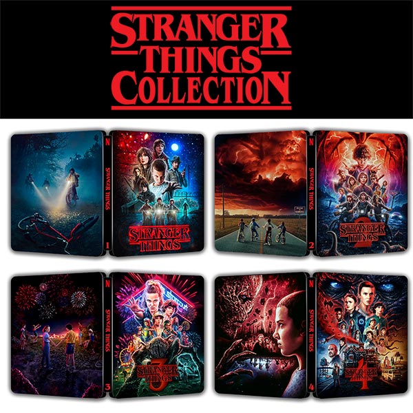 Netflix Stranger Things Collection TVfans Limited Steelbook Bundle | INCLUDE Limited Packaging