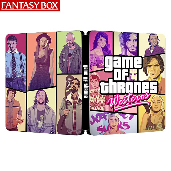 Game Of Thrones GTA 90s Westeros Edition Steelbook | FantasyIdeas | FantasyBox