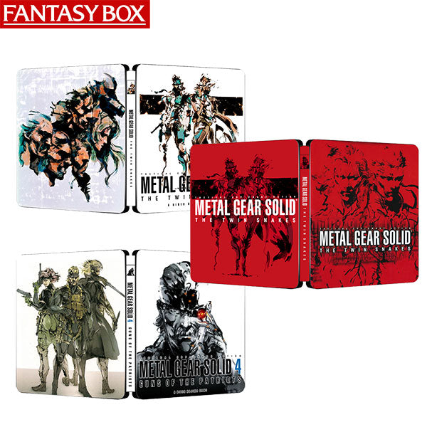 Metal Gear Solid Bundle - G2 Steelbook DIY Set finished Work | FantasyIdeas | Customer Marcellus